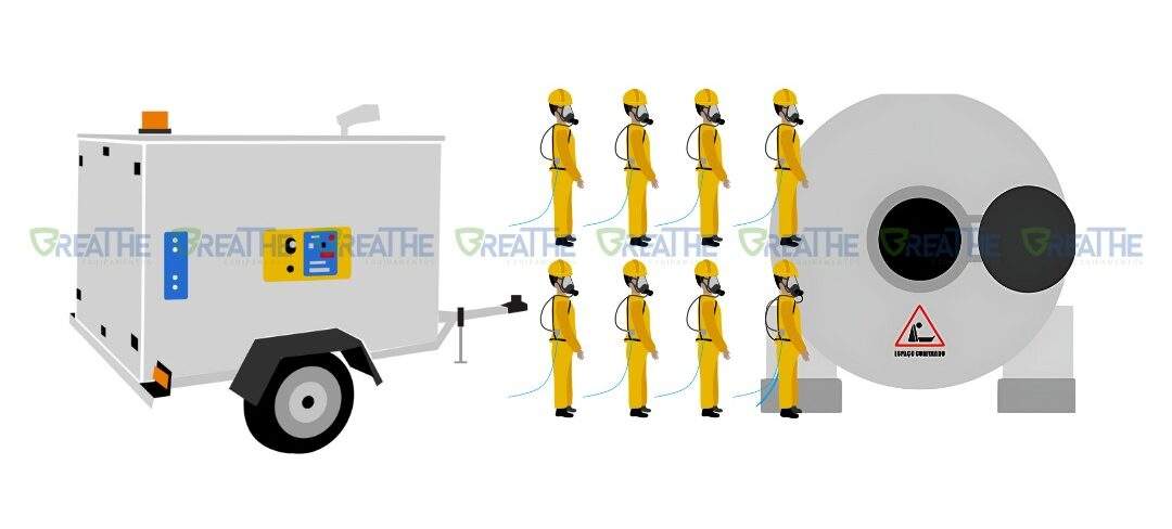 Ilustração da UMAR / TITA 60P em Espaços Confinados
