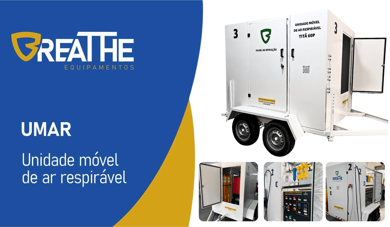 Umar breathe tita unidade movel espaços confinados