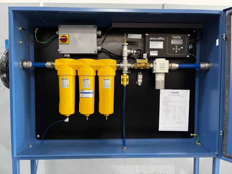 3 passos tratamento ar comprimido para ar respirável grau d