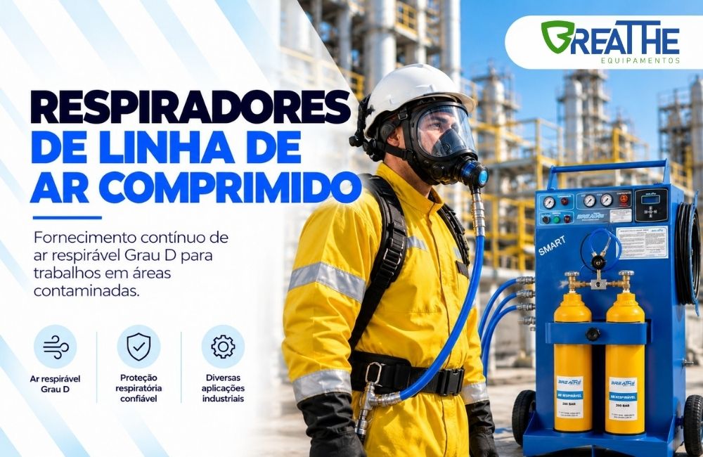050 respiradores de linha de ar comprimido