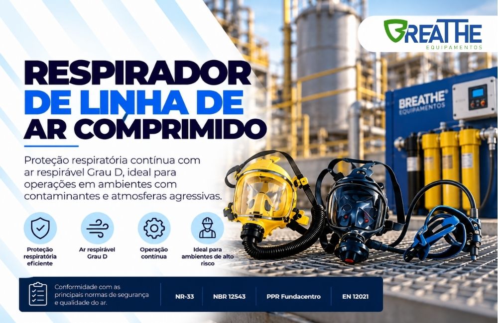 062 respirador de linha de ar comprimido