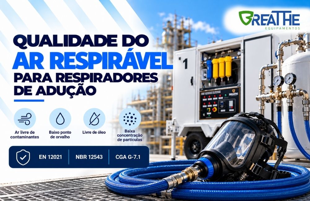082 qualidade do ar respiravel para respiradores de aducao