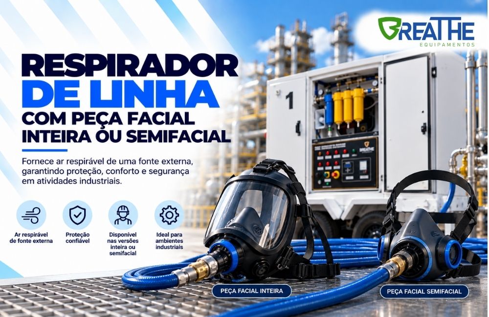 084 respirador de linha com peca facial inteira ou semifacial