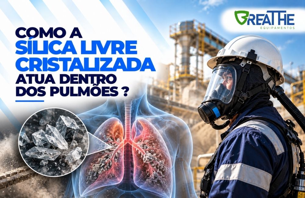 087 como a silica livre cristalizada atua dentro dos pulmoes