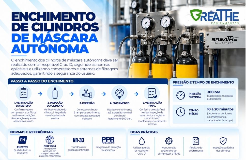 098 enchimento de cilindros de mascara autonoma