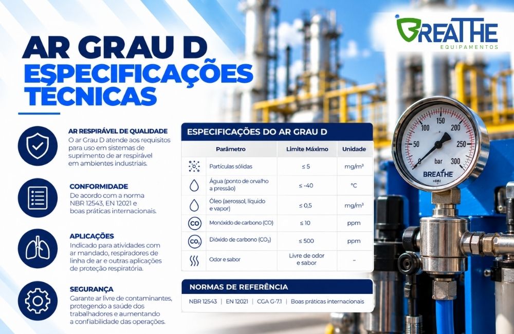 116 ar grau d especificacoes tecnicas
