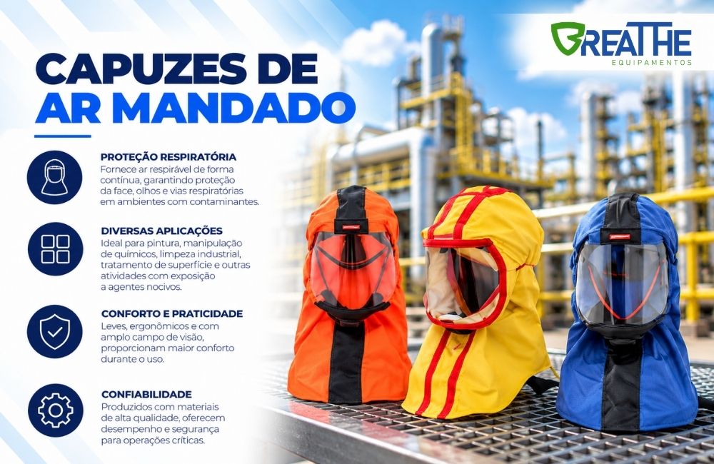 120 capuzes de ar mandado