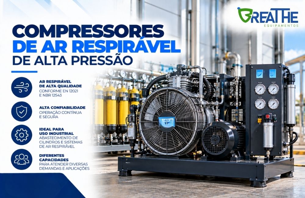 151 compressores de ar respiravel de alta pressao
