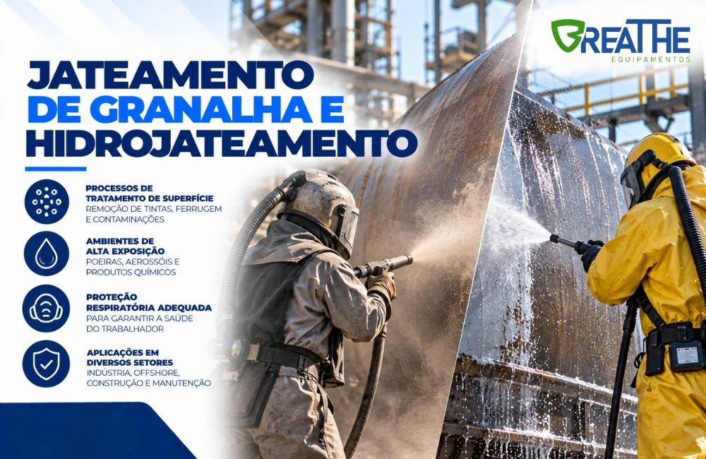 155 jateamento de granalha e hidrojateamento