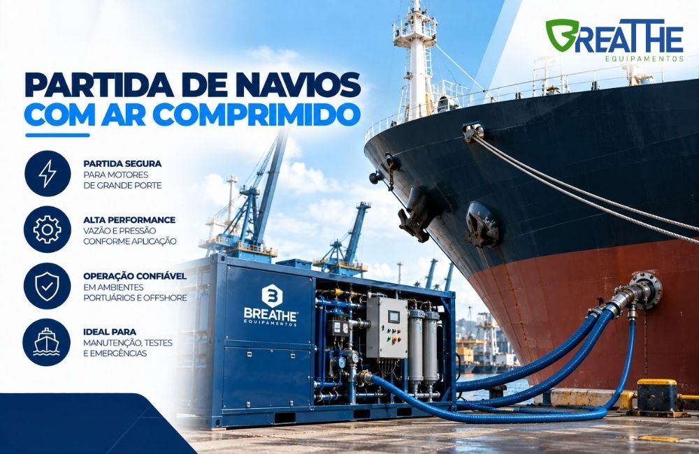 170 partida de navios com ar comprimido