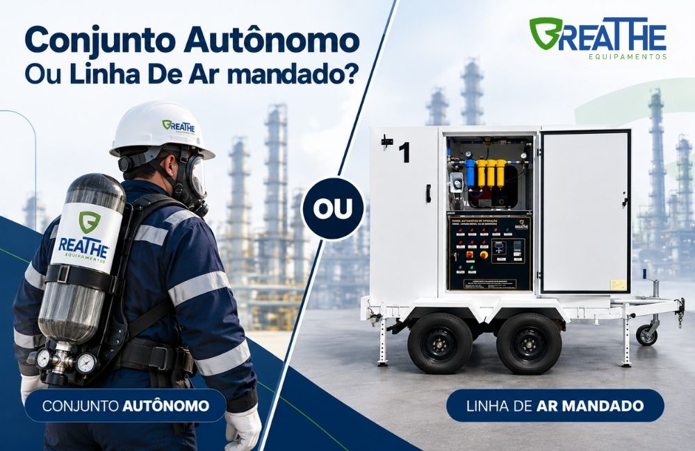 221 conjunto autonomo ou linha de ar mandado